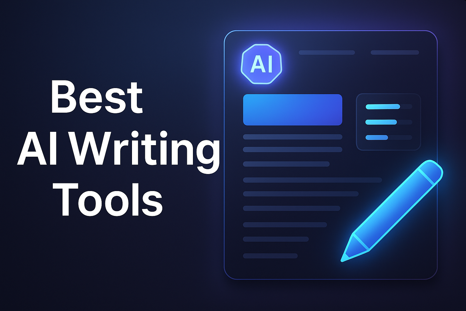 Best AI Writing Tools